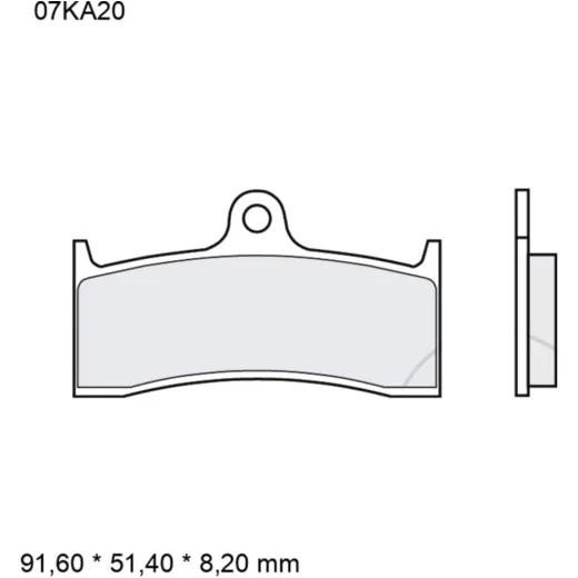 Bremsklotz Carbon Keramik RC Brembo Alternative: 7322225
