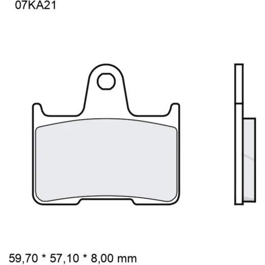 Bremsklotz Sinter hinten SP Brembo Alternative: 7322225