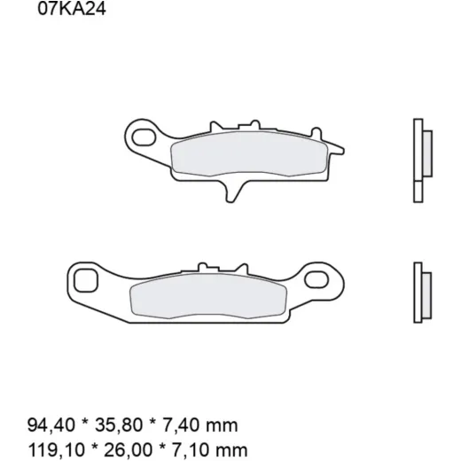 Bremsklotz Sinter SD Brembo Alternative: 7325731