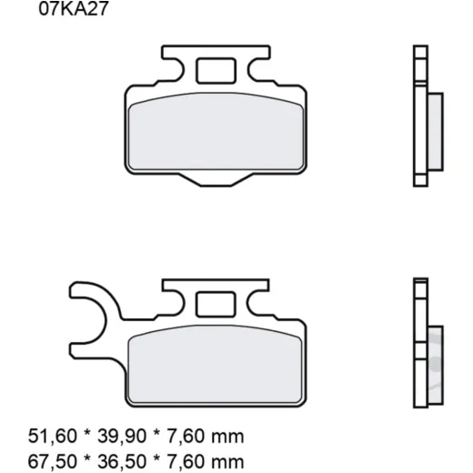 Bremsklotz Sinter SD Brembo Alternative: 7325582