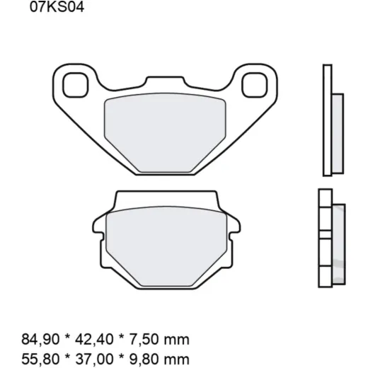 BRAKE PADS SINTERED OFF-ROAD SD BREMBO