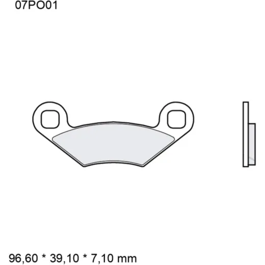 BRAKE PADS SINTERED OFF-ROAD SD BREMBO