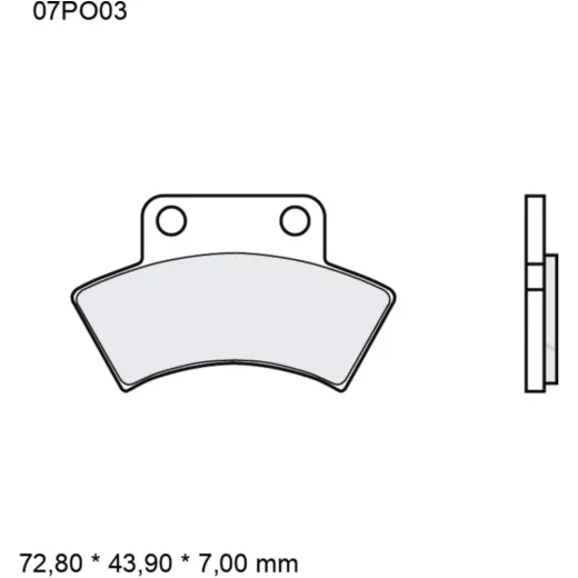Bremsklotz Sinter SD Brembo Alternative: 7320033