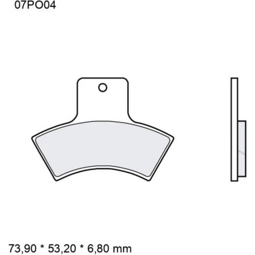 Bremsklotz Sinter SD Brembo Alternative: 7320026