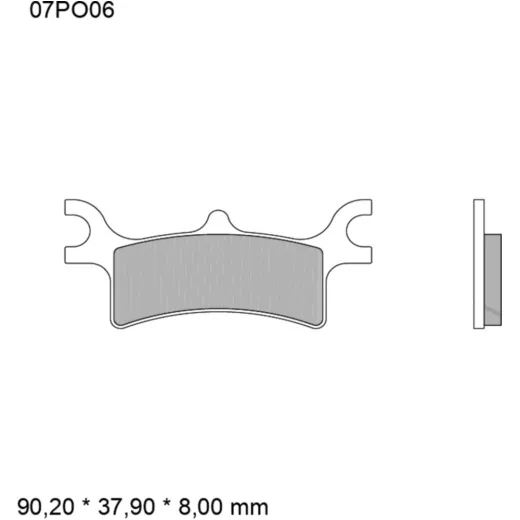 Bremsklotz Sinter SD Brembo Alternative: 7325657