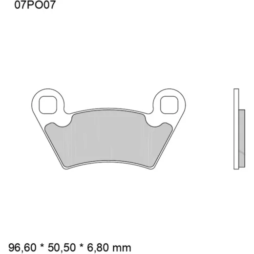 BRAKE PADS SINTERED OFF-ROAD SD BREMBO