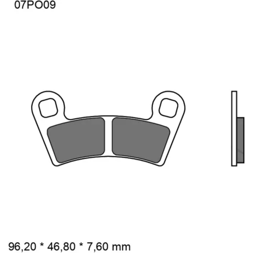 Bremsklotz Sinter SD Brembo Alternative: 7370015