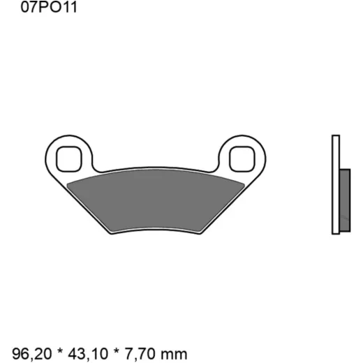Bremsklotz Sinter SD Brembo Alternative: 7370034