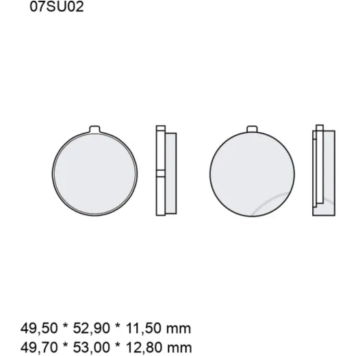 BRAKE PADS CARBON CERAMIC ROAD BREMBO