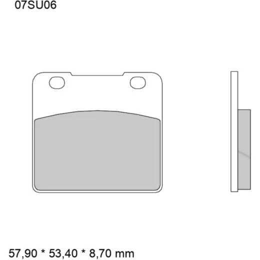 Bremsklotz Sinter vorne SA Brembo Alternative: 7328925