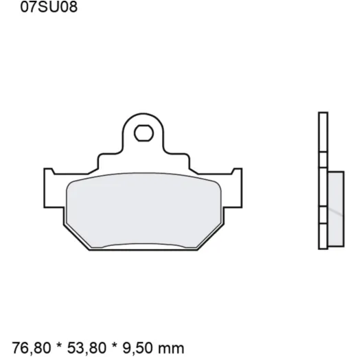 Bremsklotz Carbon-Keramik TT Brembo Alternative: 7328495
