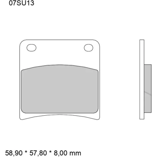Bremsklotz Sinter vorne SA Brembo Alternative: 7328669