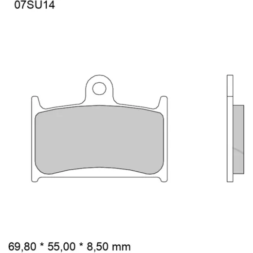 Bremsklotz Sinter LA Brembo Alternative: 7328875