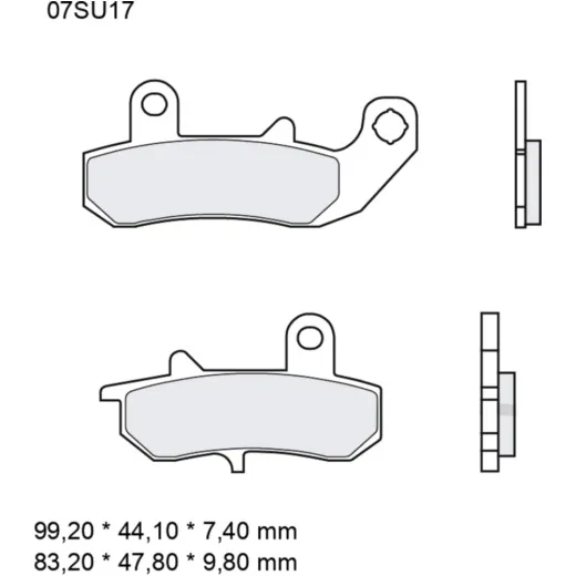 Bremsklotz Sinter hinten SP Brembo Alternative: 7376900