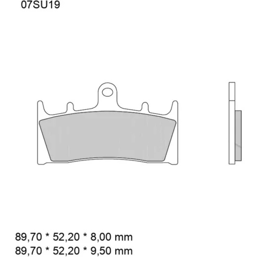 Bremsklotz Sinter LA Brembo Alternative: 7328727