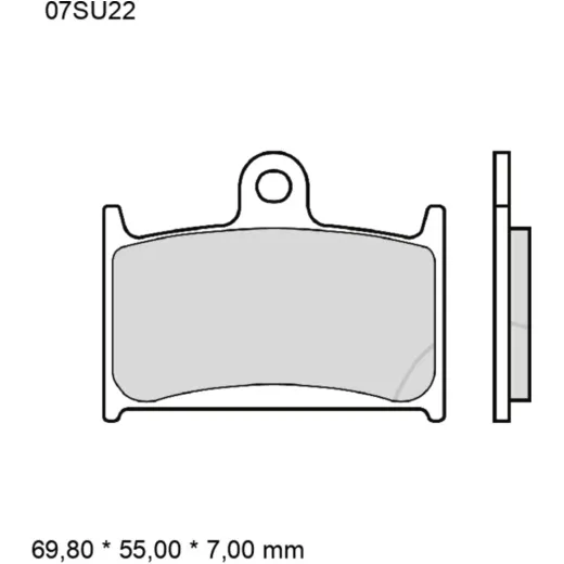Bremsklotz Sinter vorne SA Brembo Alternative: 7328651