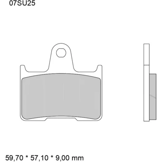Bremsklotz Sinter hinten SP Brembo Alternative: 7324023