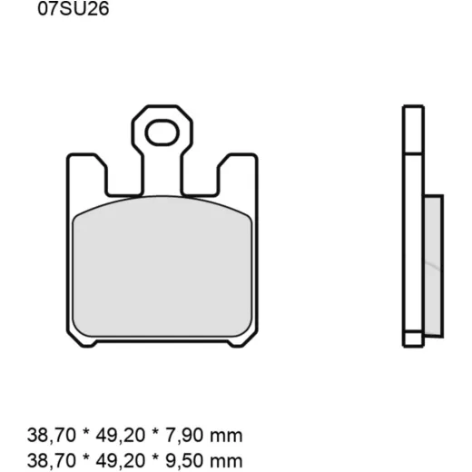 Bremsklotz Sinter LA Brembo Alternative: 7320328