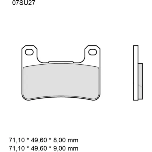 Bremsklotz Sinter LA Brembo Alternative: 7320476