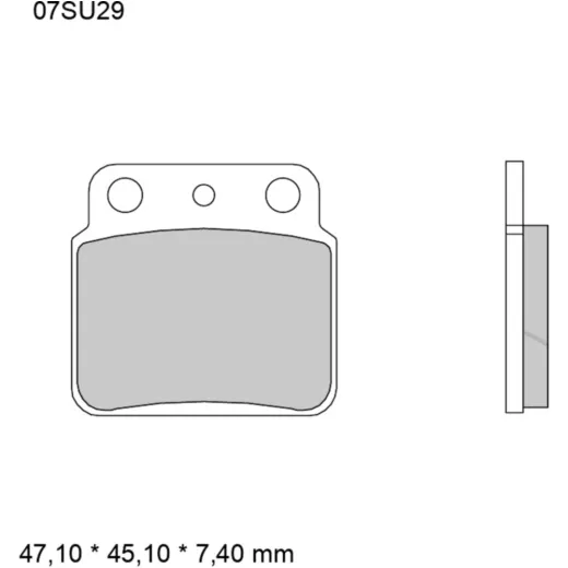 Bremsklotz Sinter SD Brembo Alternative: 7320401