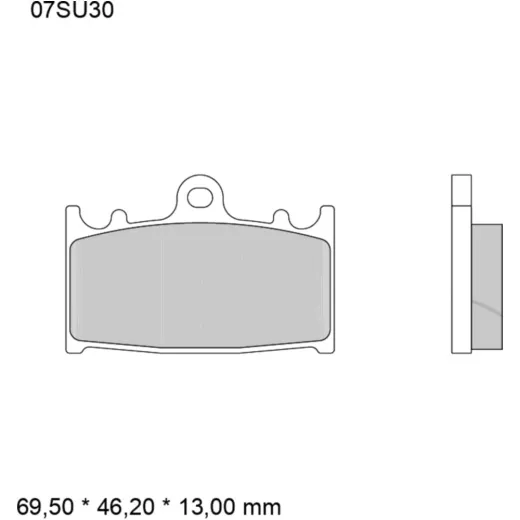 Bremsklotz Sinter hinten SP Brembo Alternative: 7320079