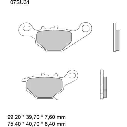 Bremsklotz Sinter SD Brembo Alternative: 7322084