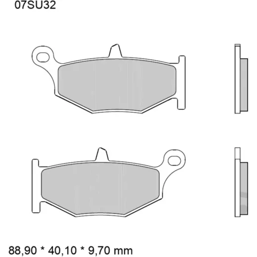 Bremsklotz Sinter hinten SP Brembo Alternative: 7322191