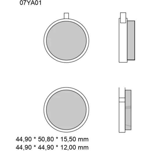 Bremsklotz Carbon Keramik Brembo Alternative: 7370168