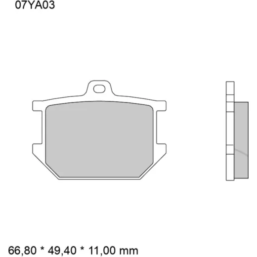 BRAKE PADS CARBON CERAMIC ROAD BREMBO