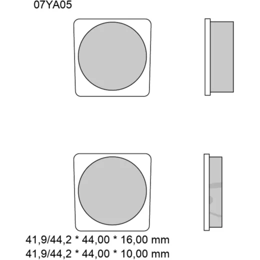Bremsklotz Carbon Keramik Brembo Alternative: 7326648
