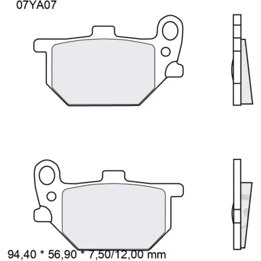 Bremsklotz Carbon Keramik Brembo Alternative: 7326721