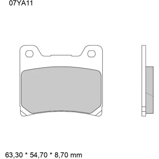 Bremsklotz Sinter vorne SA Brembo Alternative: 7328560