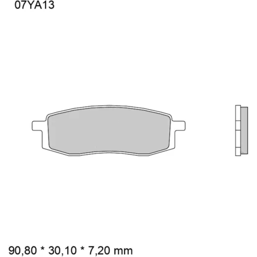 Bremsklotz Sinter SD Brembo Alternative: 7320031