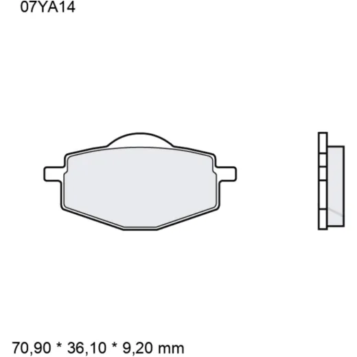 Bremsklotz Sinter SD Brembo Alternative: 7370169