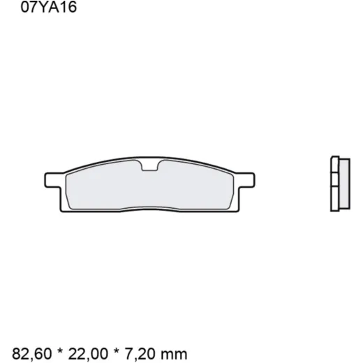 Bremsklotz Sinter SD Brembo Alternative: 7325392