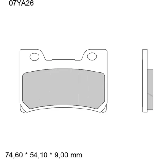 Bremsklotz Sinter vorne SA Brembo Alternative: 7320129