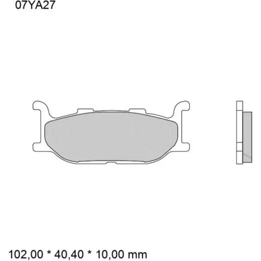 Bremsklotz Sinter vorne SA Brembo Alternative: 7328974