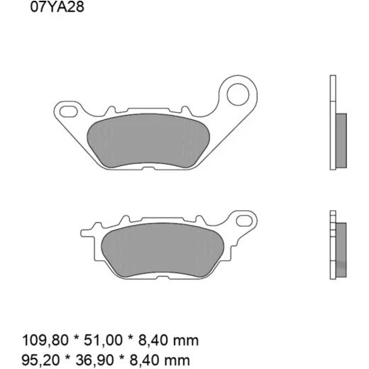 Bremsklotz Carbon Keramik CC Brembo Alternative: 7321995