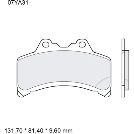 BRAKE PADS CARBON CERAMIC ROAD BREMBO