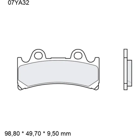 Bremsklotz Sinter vorne SA Brembo Alternative: 7328826