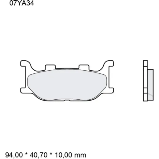 Bremsklotz Sinter LA Brembo Alternative: 7329162