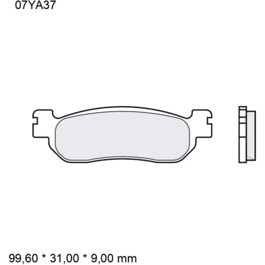 Bremsklotz Sinter hinten SP Brembo Alternative: 7320609