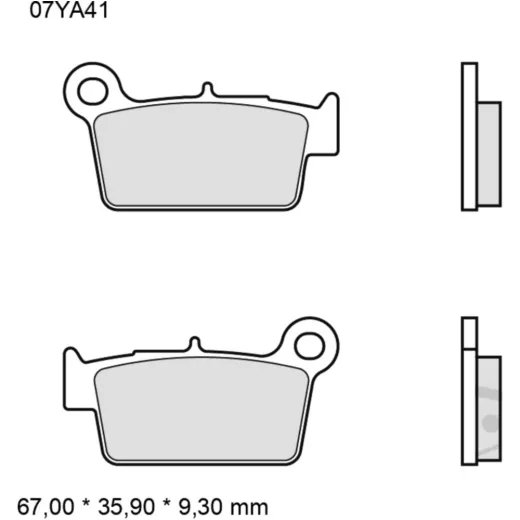 Bremsklotz Carbon Keramik CC Brembo Alternative: 7320039