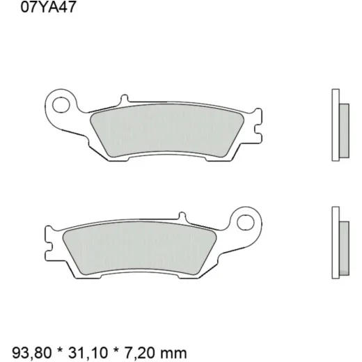 Bremsklotz Sinter SD Brembo Alternative: 7322555