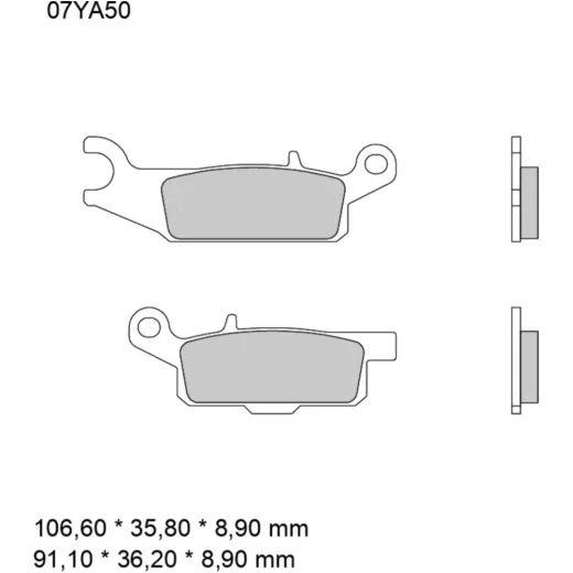 Bremsklotz Sinter SD Brembo Alternative: 7321268