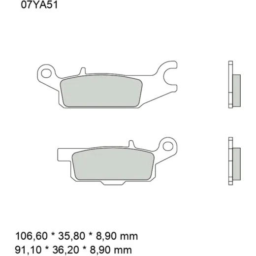Bremsklotz Sinter SD Brembo Alternative: 7321243
