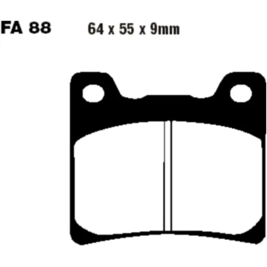 Bremsbeläge Bremsklotz Semi-Sinter V EBC FA088V