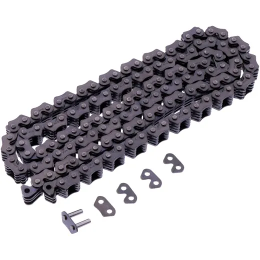 Timing chain open with rivet