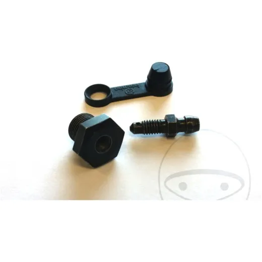 Brake bleed nipple with adapter