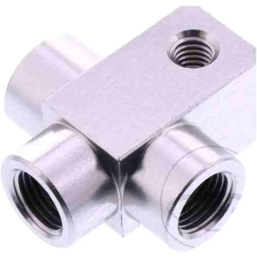3 way manifold threaded